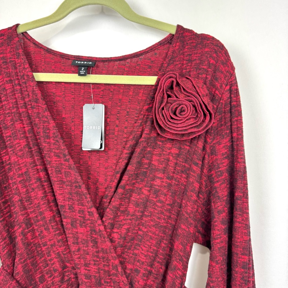 Torrid Red Long Sleeve Dress - Picture 9 of 16